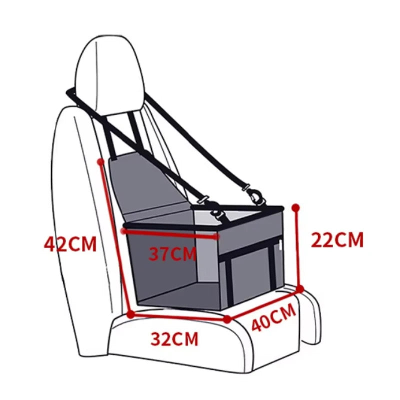 Waterproof Pet Car Seat Cushion For Dogs And Cats Rear Seat Safety Pad