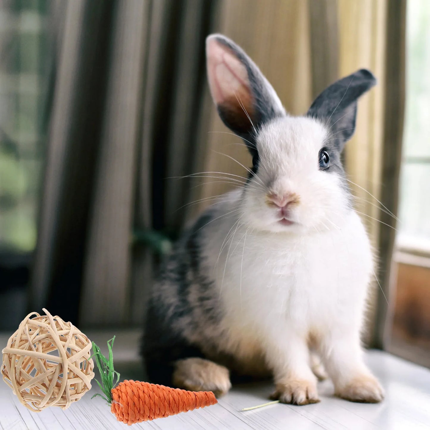 Hamster Chew Toy And Rabbit Molar Set For Small Pets Guinea Pig Toys