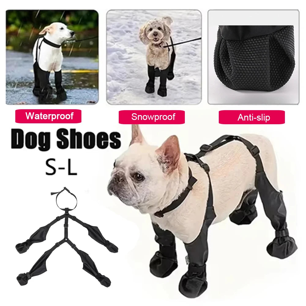 Waterproof Dog Boots Outdoor Galosh Booties For Pet Safety And Comfort