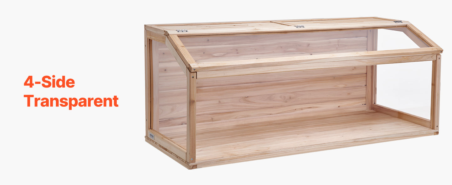 Wooden Hamster Cage With 270 Degree Viewing And Openable Top Ventilated Habitat